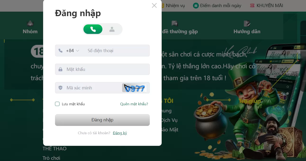 Mọi hoạt động của người chơi từ đăng nhập đến nạp rút đều được bảo mật tuyệt đối